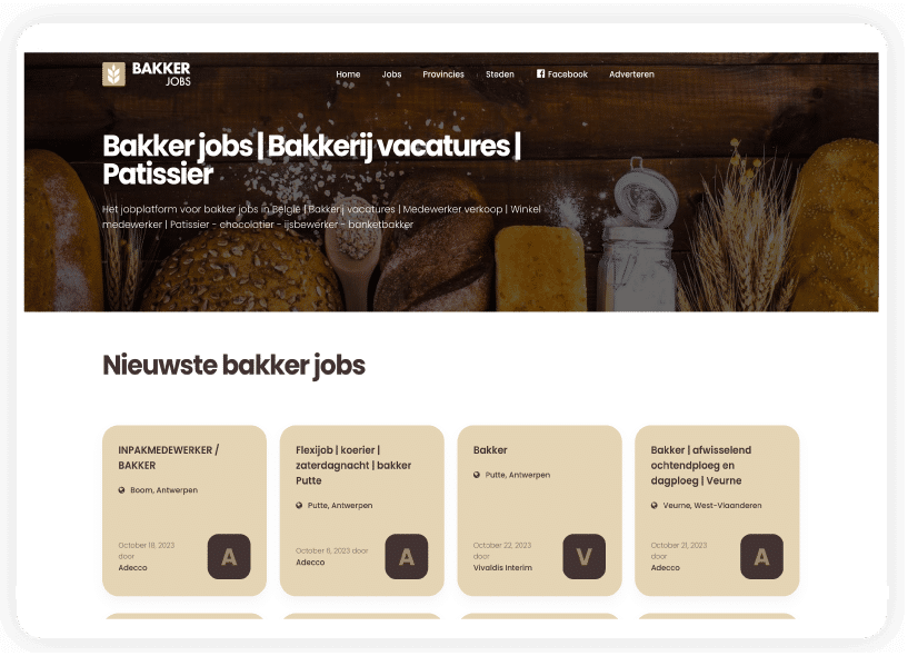 Bakker jobs | Het jobplatform voor bakker jobs in België | Bakkerij vacatures | Medewerker verkoop | Winkel medewerker | Patissier - Chocolatier - Ijsbereider - Banketbakker